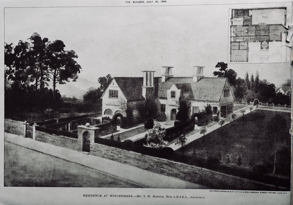 Thomas Mawson residence at Windermere