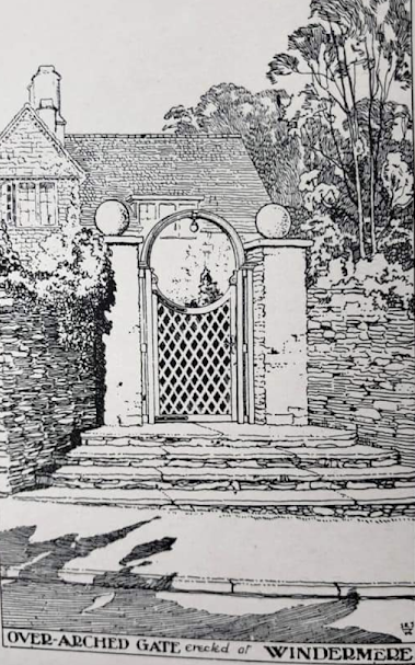 The entrance to Mawson's home