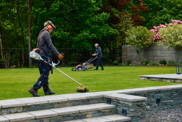 Mowing and strimming